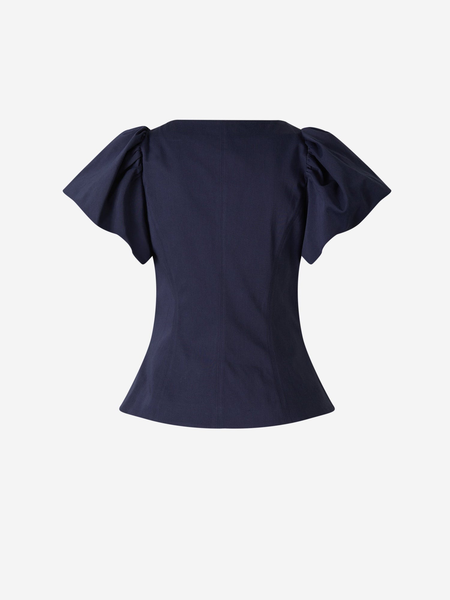 Outlet online Simkhai Mujer Top Manga Corta color Azul Noche sku 703-002068 01 - Foto 2