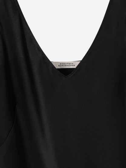 Outlet online Dorothee Schumacher Mujer Top Sense of Shine color Negro sku 703-002074 01 - Foto 3