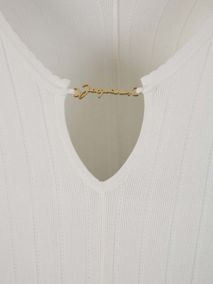 Logo Knit Top
