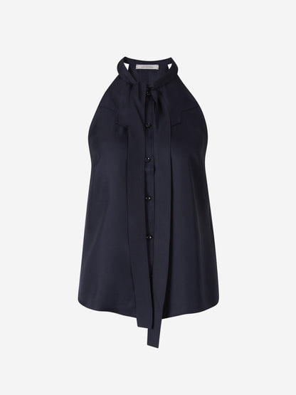 Outlet online Dorothee Schumacher Mujer Top Trench It Up Seda color Azul Noche sku 703-002263 01 - Foto 1