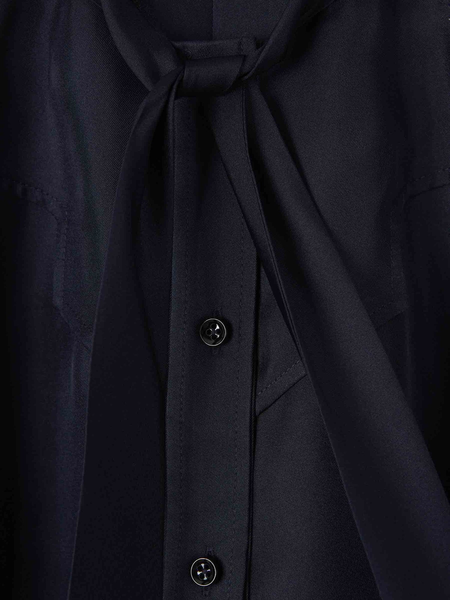 Outlet online Dorothee Schumacher Mujer Top Trench It Up Seda color Azul Noche sku 703-002263 01 - Foto 3