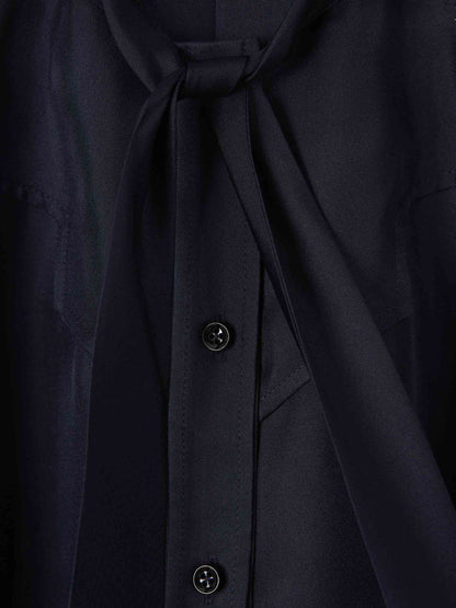 Outlet online Dorothee Schumacher Mujer Top Trench It Up Seda color Azul Noche sku 703-002263 01 - Foto 3