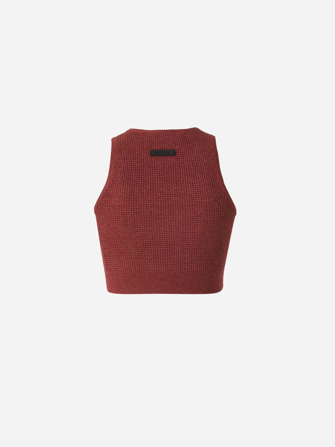 Fear of God Essentials Mujer Barcelona Top Canalé Algodón color Burdeos sku 703-002271 03 - Foto 2