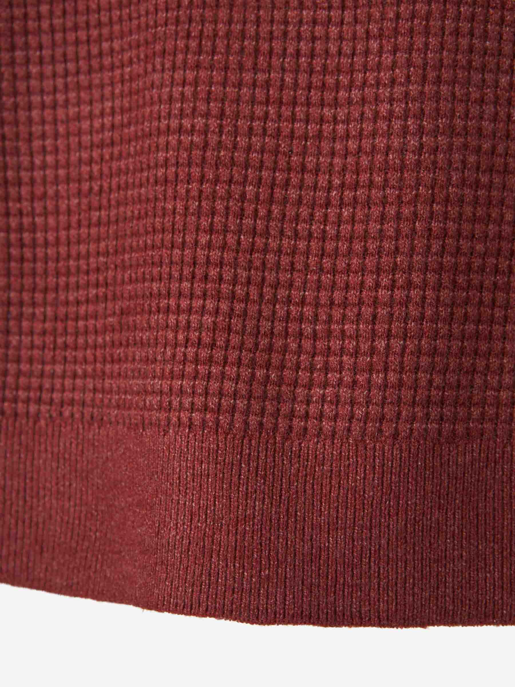 Fear of God Essentials Mujer Barcelona Top Canalé Algodón color Burdeos sku 703-002271 03 - Foto 4
