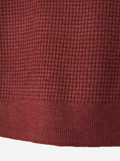 Fear of God Essentials Mujer Barcelona Top Canalé Algodón color Burdeos sku 703-002271 03 - Foto 4