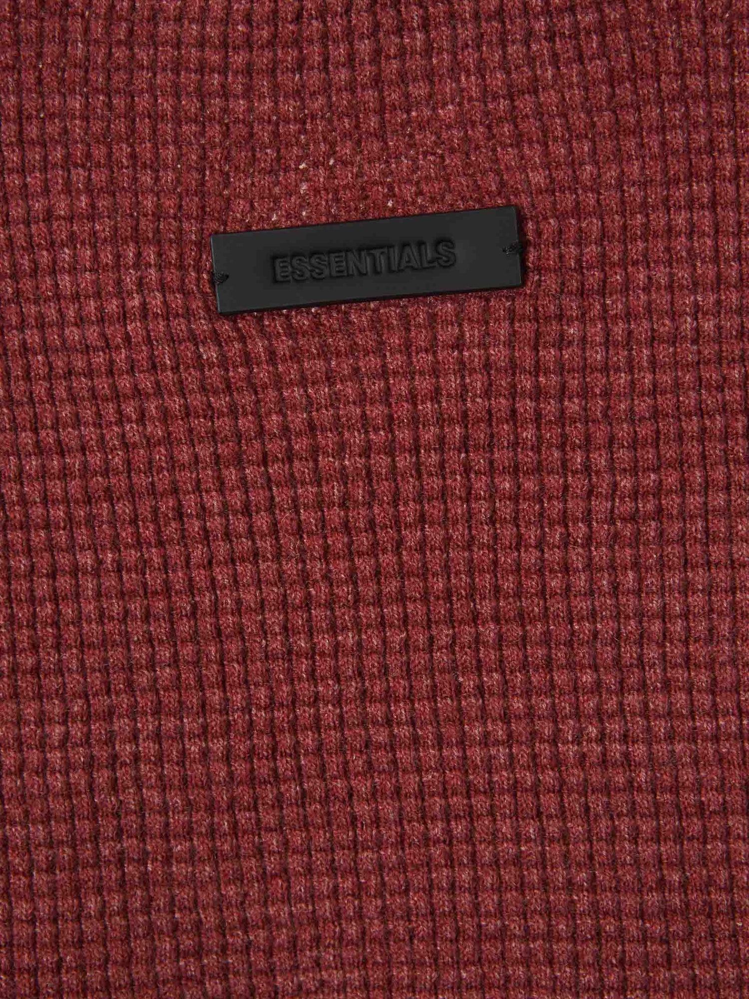 Fear of God Essentials Mujer Barcelona Top Canalé Algodón color Burdeos sku 703-002271 03 - Foto 5
