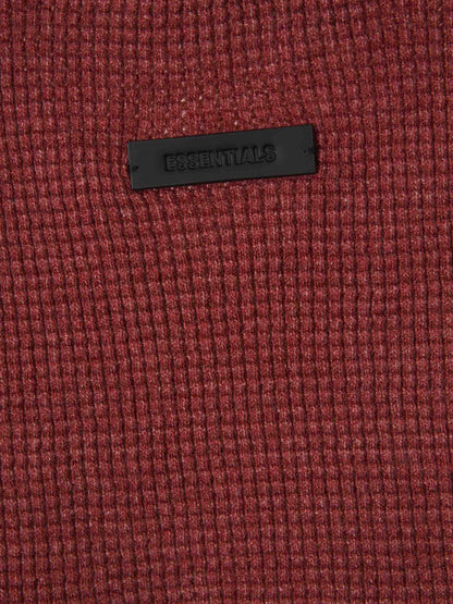 Fear of God Essentials Mujer Barcelona Top Canalé Algodón color Burdeos sku 703-002271 03 - Foto 5