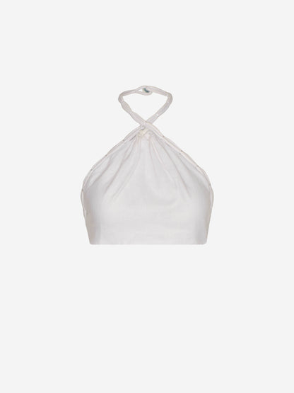 Andres Otalora Mujer Barcelona Top Mil Islas color Blanco sku 703-002340 01 - Foto 1