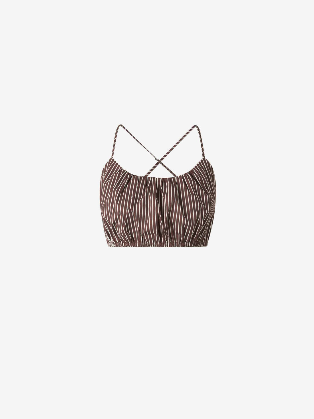 Staud Mujer Barcelona Top Listado Hamaca color Marrón Oscuro sku 703-002350 01 - Foto 1