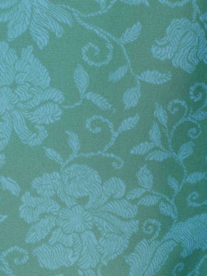 Dries Van Noten Mujer Barcelona Top Motivo Floral color Verde sku 703-002354 01 - Foto 3