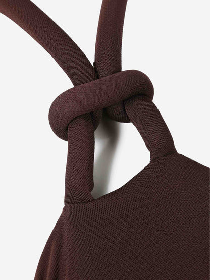 Outlet online Cult Gaia Mujer Top Celina color Marrón Oscuro sku 703-002416 01 - Foto 4