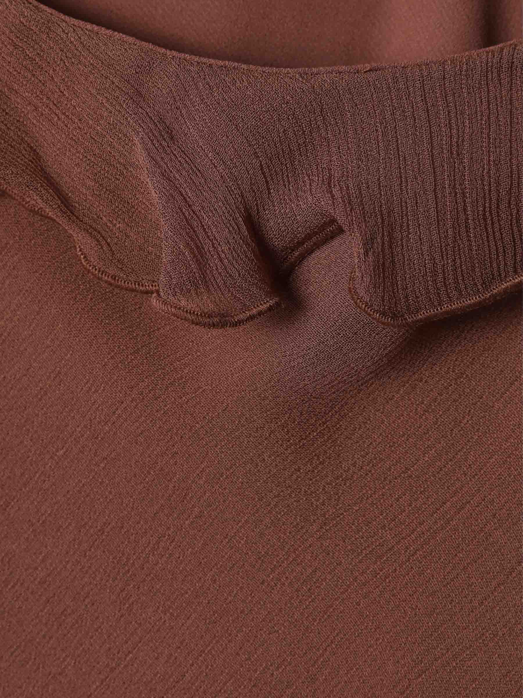 Outlet online Staud Mujer Top Volantes color Marrón sku 703-002432 01 - Foto 3