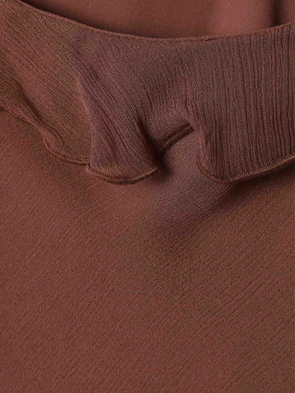 Outlet online Staud Mujer Top Volantes color Marrón sku 703-002432 01 - Foto 3