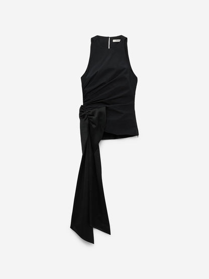 Outlet online Dorothee Schumacher Mujer Top Drapeado Lazo color Negro sku 703-002439 01 - Foto 1