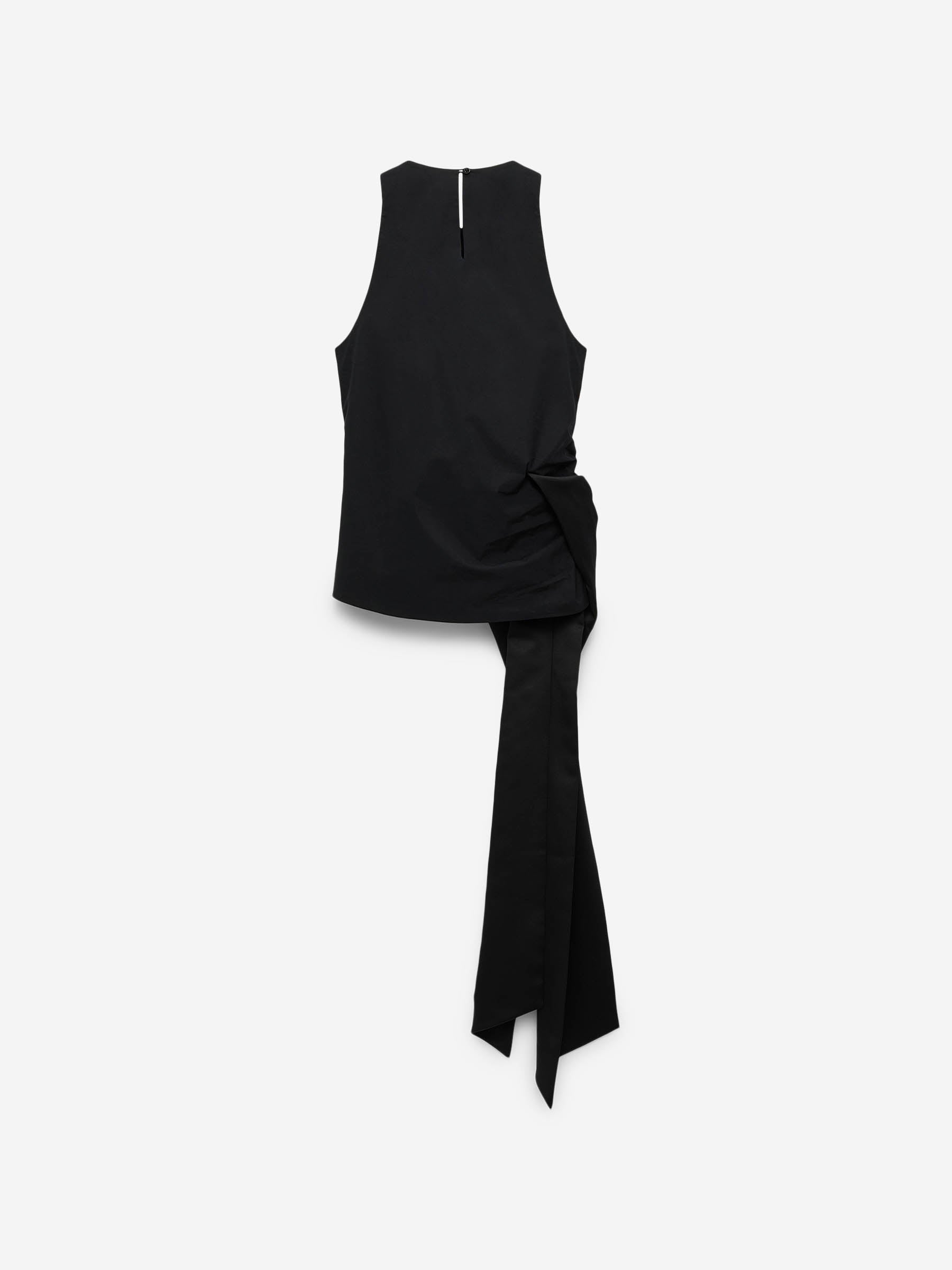 Outlet online Dorothee Schumacher Mujer Top Drapeado Lazo color Negro sku 703-002439 01 - Foto 3