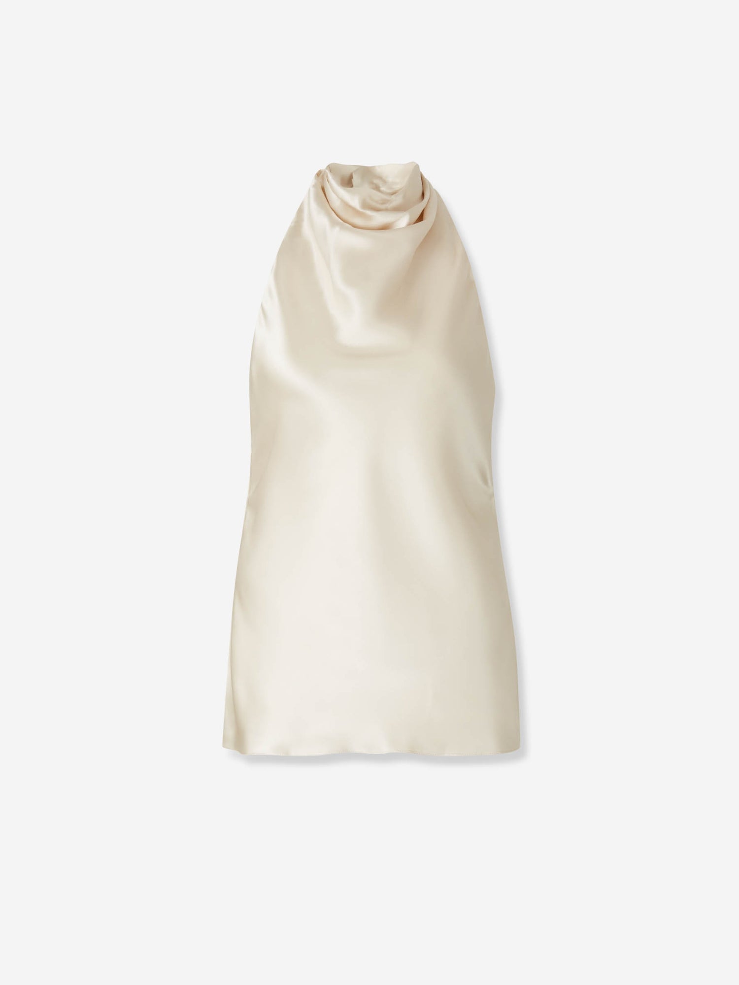Outlet online Balmain Mujer Top Satinado color Crema sku 703-002451 01 - Foto 1
