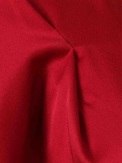 Outlet online Victoria Beckham Mujer Top Pliegues Satén color Rojo sku 703-002461 01 - Foto 3