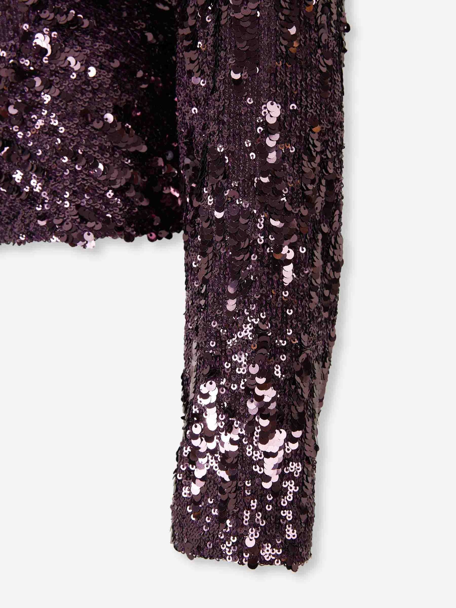 Outlet online Rabanne Mujer Top Sequin color Violeta sku 703-002466 01 - Foto 5