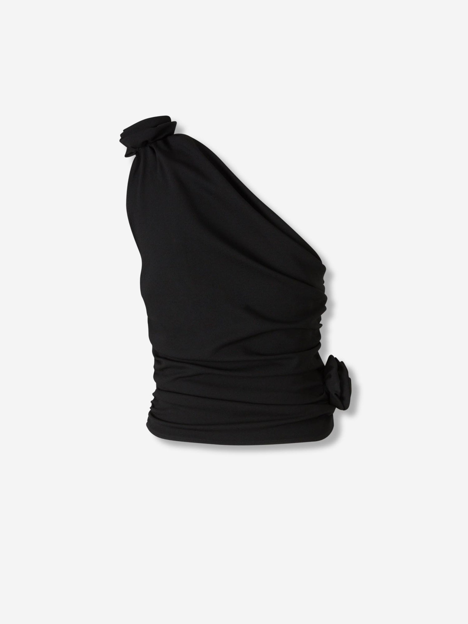 Outlet online Magda Butrym Mujer Top Asimétrico color Negro sku 703-002471 01 - Foto 2