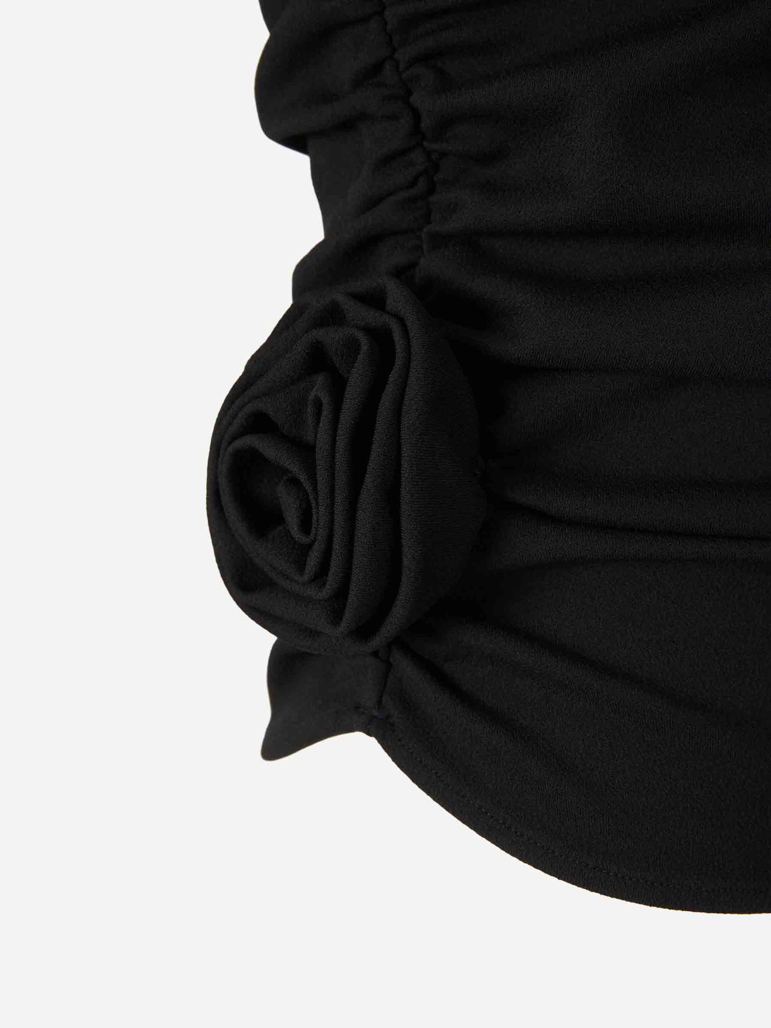 Outlet online Magda Butrym Mujer Top Asimétrico color Negro sku 703-002471 01 - Foto 3