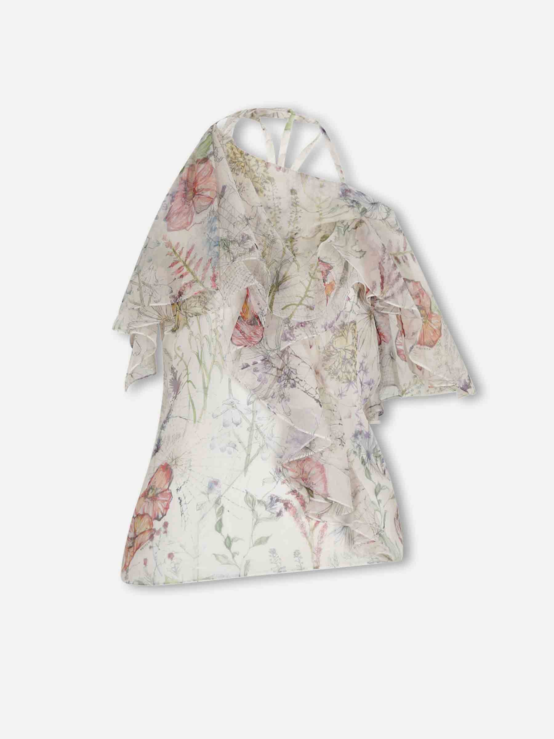 Outlet online McQueen Mujer Top Meadow Floral color Multicolor sku 703-002492 01 - Foto 1