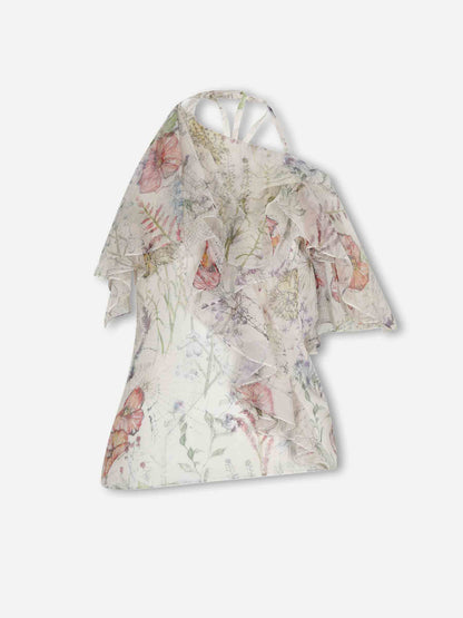 Outlet online McQueen Mujer Top Meadow Floral color Multicolor sku 703-002492 01 - Foto 1
