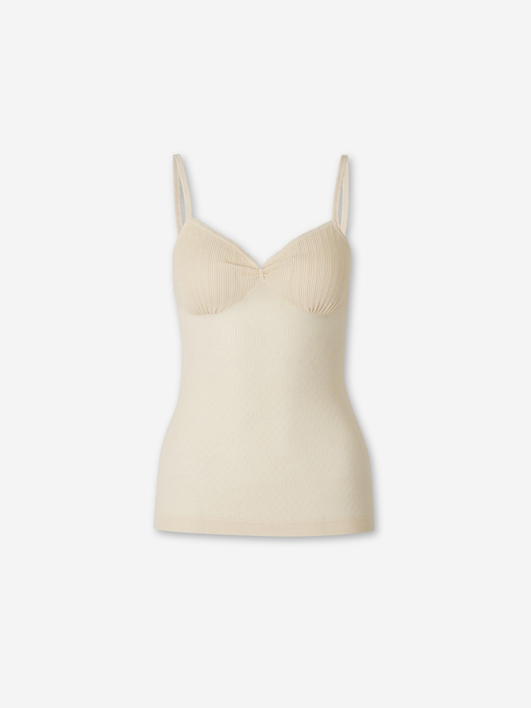 Outlet online Victoria Beckham Mujer Top Cami color Crema sku 703-002501 01 - Foto 1