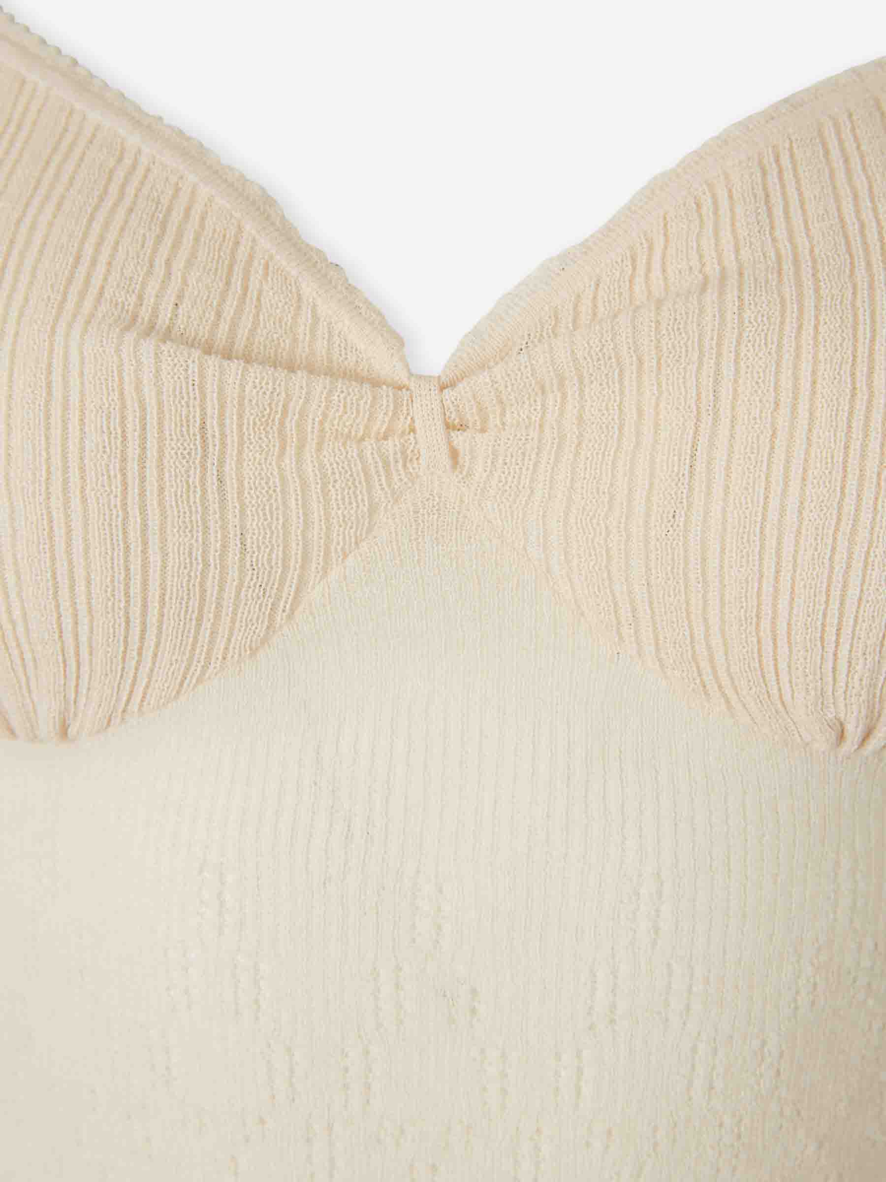 Outlet online Victoria Beckham Mujer Top Cami color Crema sku 703-002501 01 - Foto 3