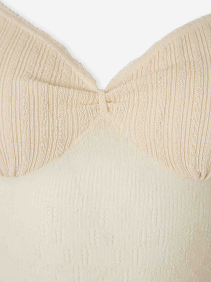Outlet online Victoria Beckham Mujer Top Cami color Crema sku 703-002501 01 - Foto 3