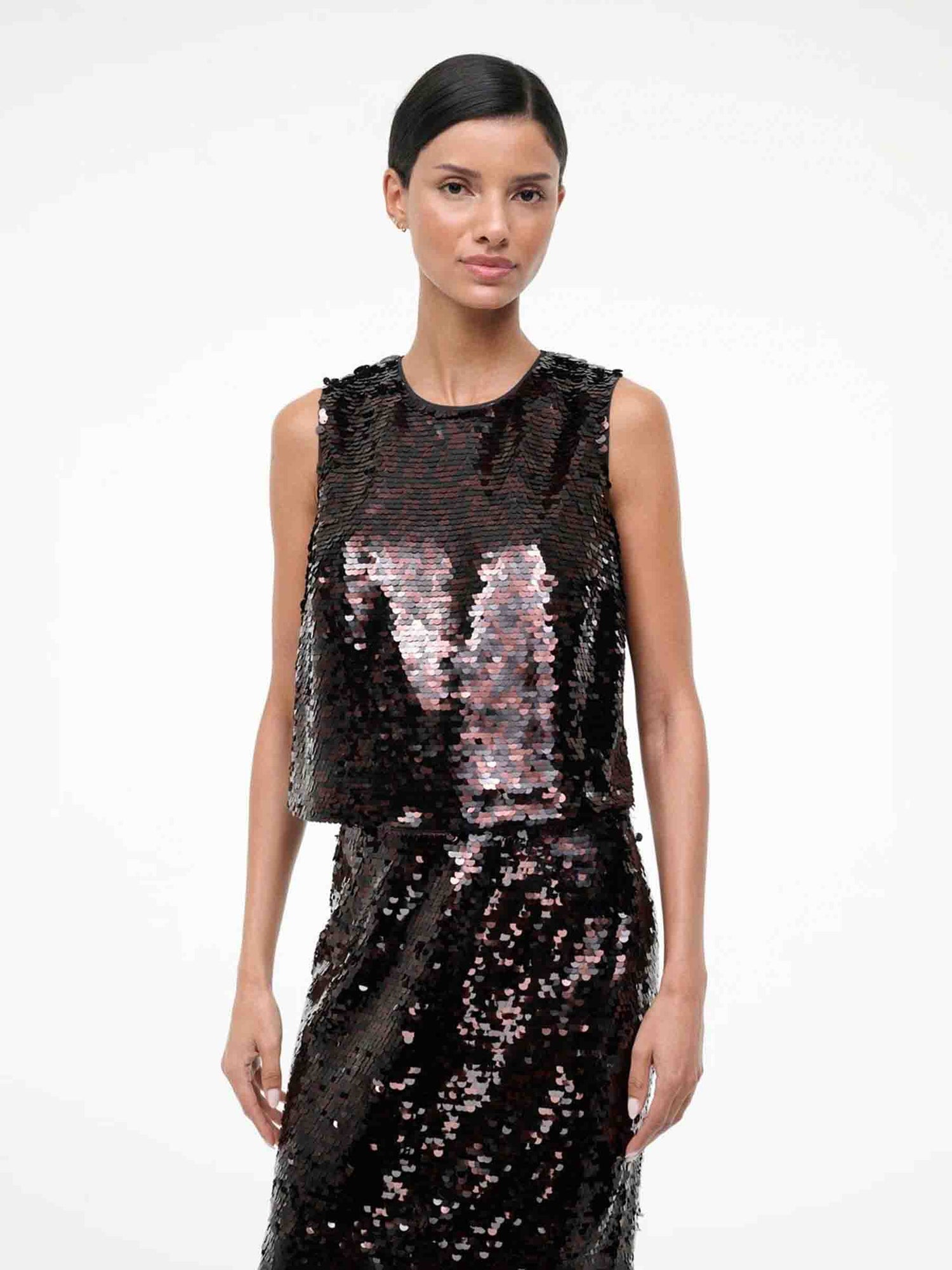 Outlet online Staud Mujer Top Seraphina color Marrón Oscuro sku 703-002507 01 - Foto 1