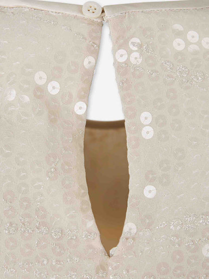 Peserico Mujer Barcelona Top Sequins color Crema sku 703-002517 01 - Foto 4