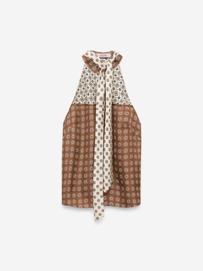 Outlet online Dorothee Schumacher Mujer Top Estampado Seda color Caramelo sku 703-002536 01 - Foto 1