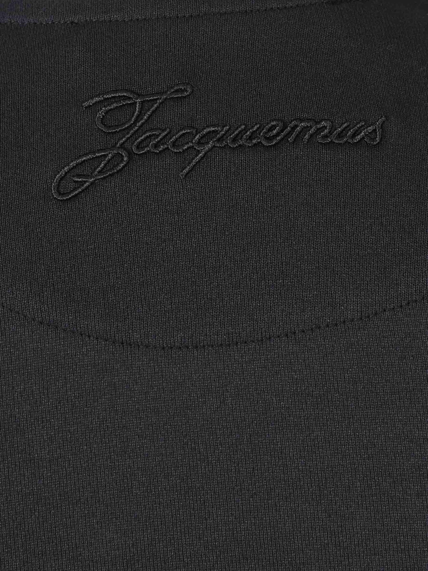 Jacquemus Mujer Barcelona Top Cropped con Manga Acampanada color Negro sku 703-002591 01 - Foto 3