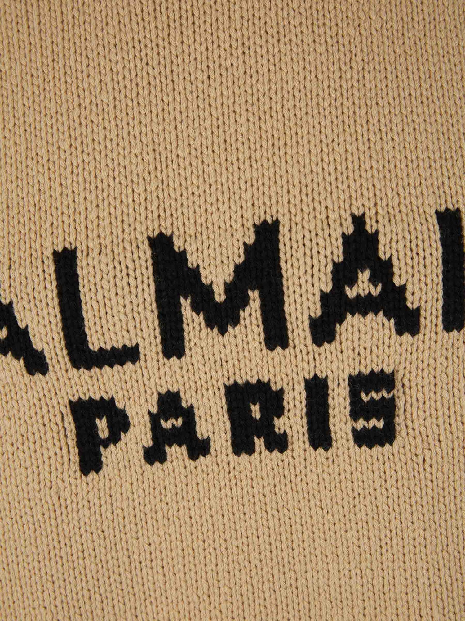 Outlet online Balmain Hombre Jersey Punto Lana color Marrón sku 542-002321 01 - Foto 5