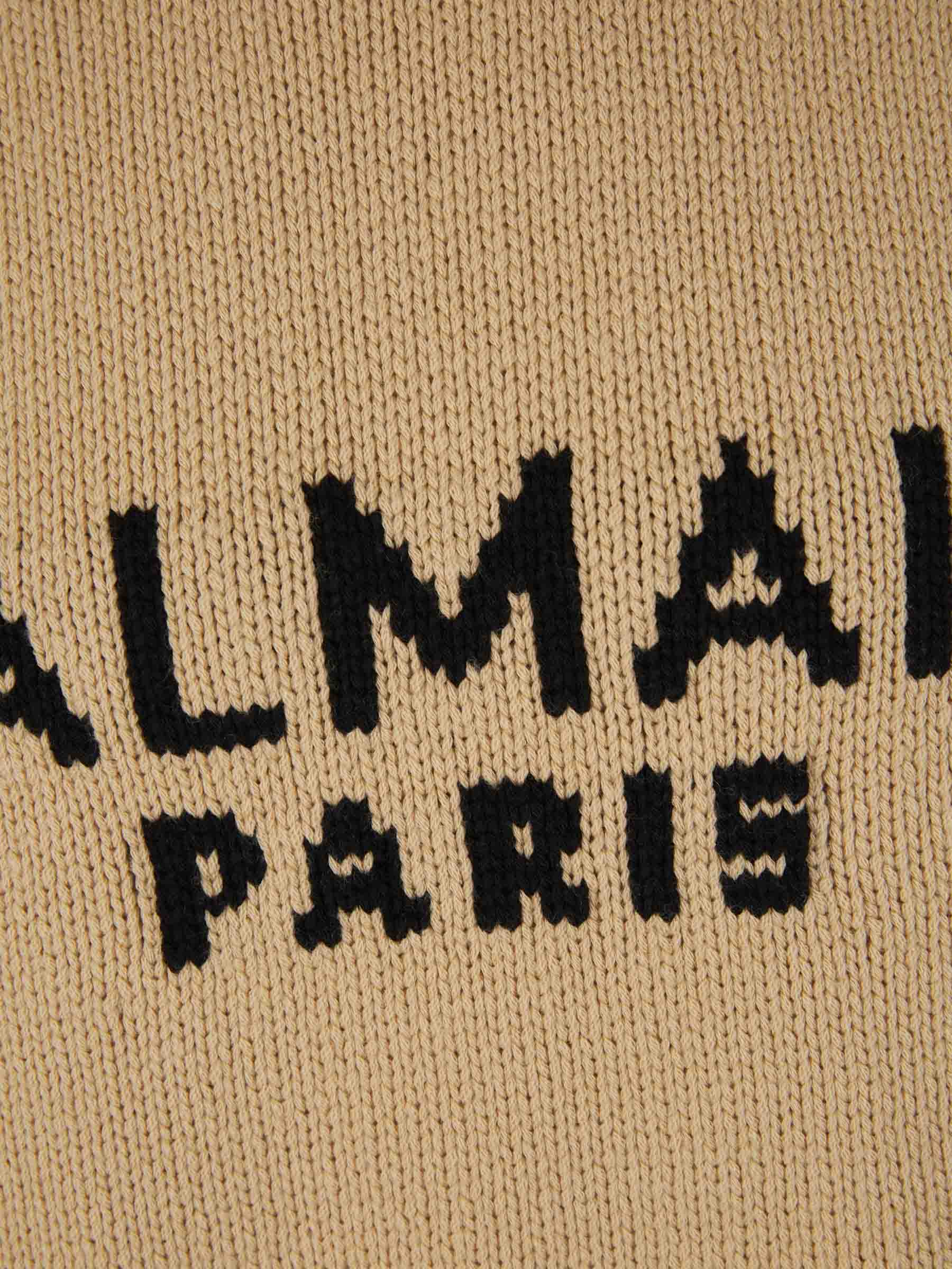 Outlet online Balmain Hombre Jersey Punto Lana color Marrón sku 542-002321 01 - Foto 5