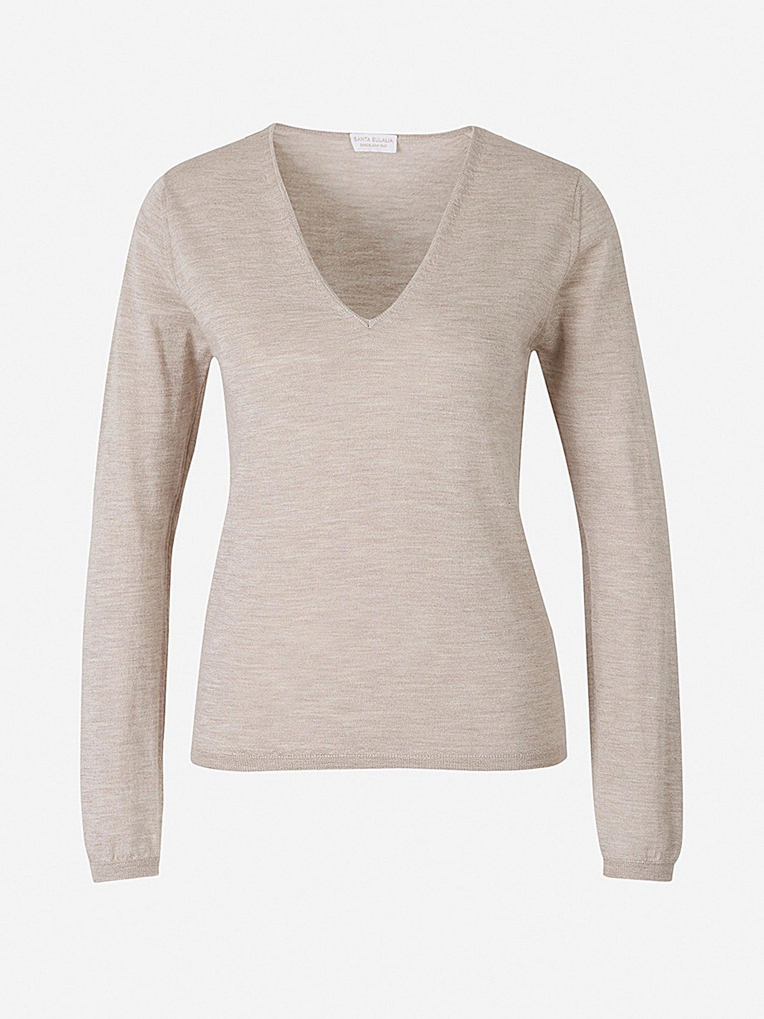 Santa Eulalia Jersey Seda Y Cashmere color Azul Marino sku 711-002241 05 - Foto 3
