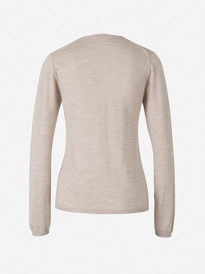 Santa Eulalia Jersey Seda Y Cashmere color Azul Marino sku 711-002241 05 - Foto 4
