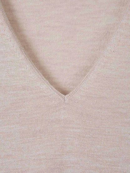 Santa Eulalia Jersey Seda Y Cashmere color Azul Marino sku 711-002241 05 - Foto 5