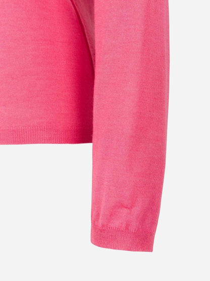 Outlet online Santa Eulalia Mujer Jersey Seda Y Cashmere color Rosa sku 711-002241 03 - Foto 4