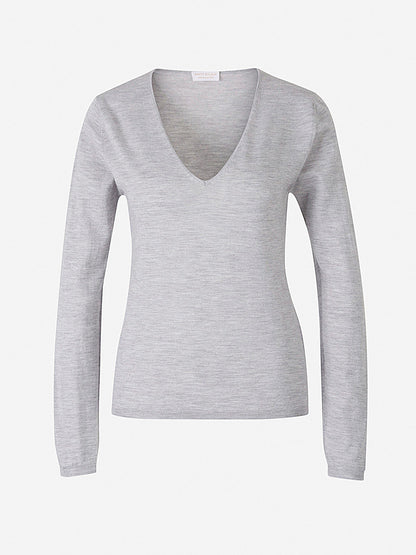 Santa Eulalia Jersey Seda Y Cashmere color Azul Marino sku 711-002241 05 - Foto 10