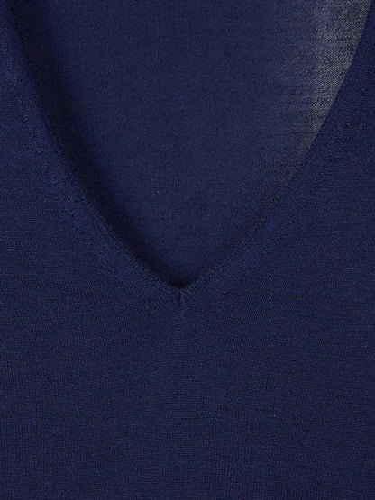 Santa Eulalia Jersey Seda Y Cashmere color Azul Marino sku 711-002241 05 - Foto 16