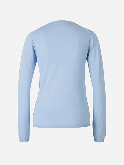 Outlet online Santa Eulalia Mujer Jersey Algodón color Azul Celeste sku 711-002242 02 - Foto 6