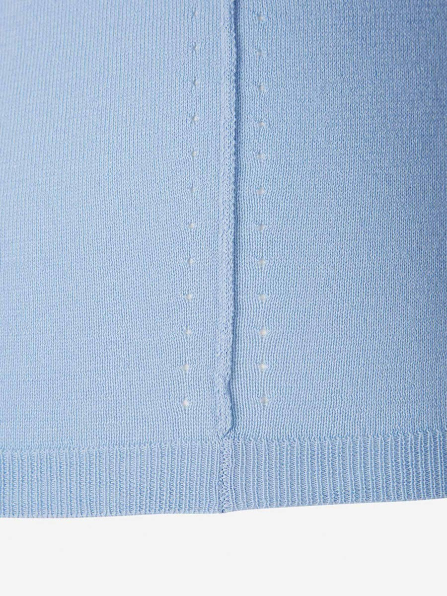 Outlet online Santa Eulalia Mujer Jersey Algodón color Azul Celeste sku 711-002242 02 - Foto 7