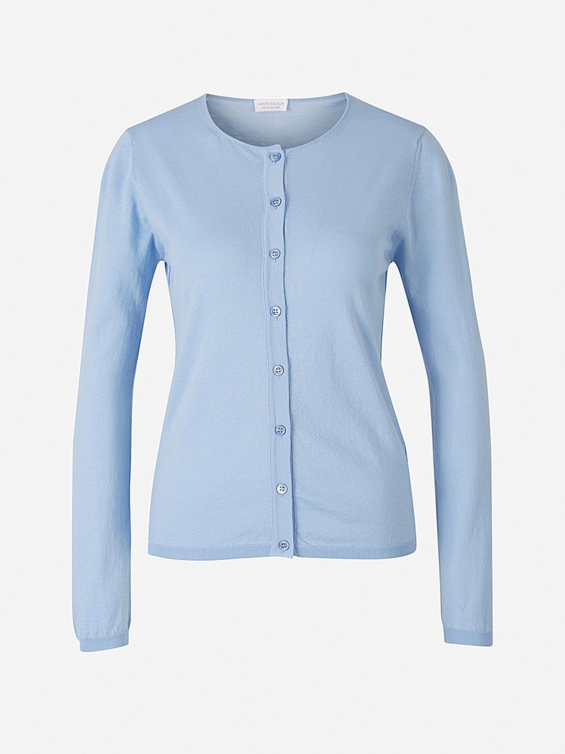 Outlet online Santa Eulalia Mujer Cárdigan Algodón color Blanco sku 711-002243 01 - Foto 9