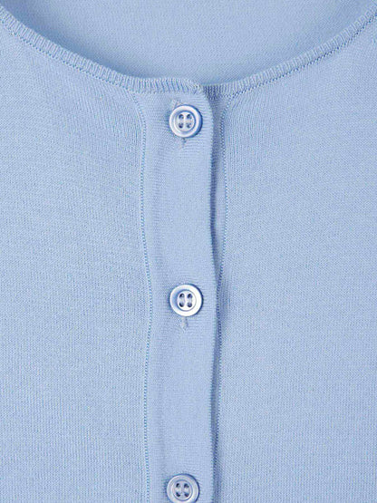 Outlet online Santa Eulalia Mujer Cárdigan Algodón color Blanco sku 711-002243 01 - Foto 11