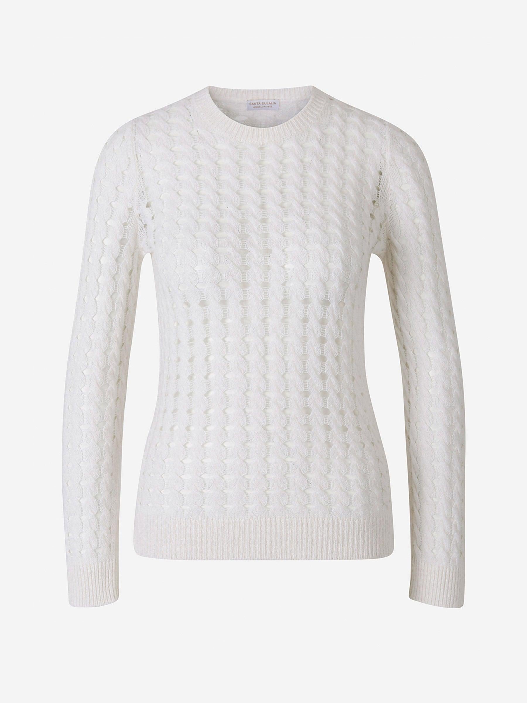 Outlet online Santa Eulalia Mujer Jersey Ochos color Blanco sku 711-002277 01 - Foto 1