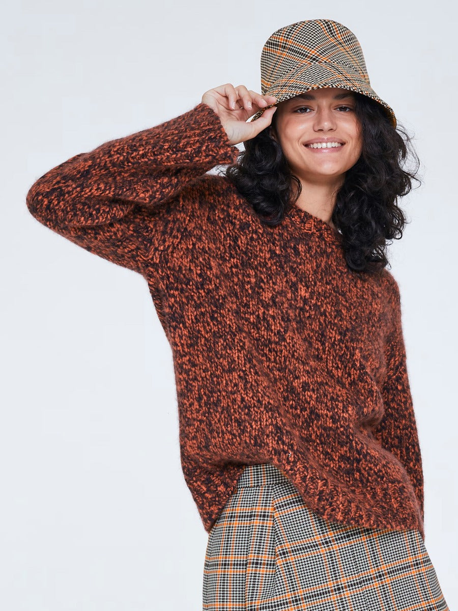 Outlet online Dorothee Schumacher Mujer Jersey Cashmere Y Seda color Terracota sku 711-002854 01 - Foto 5