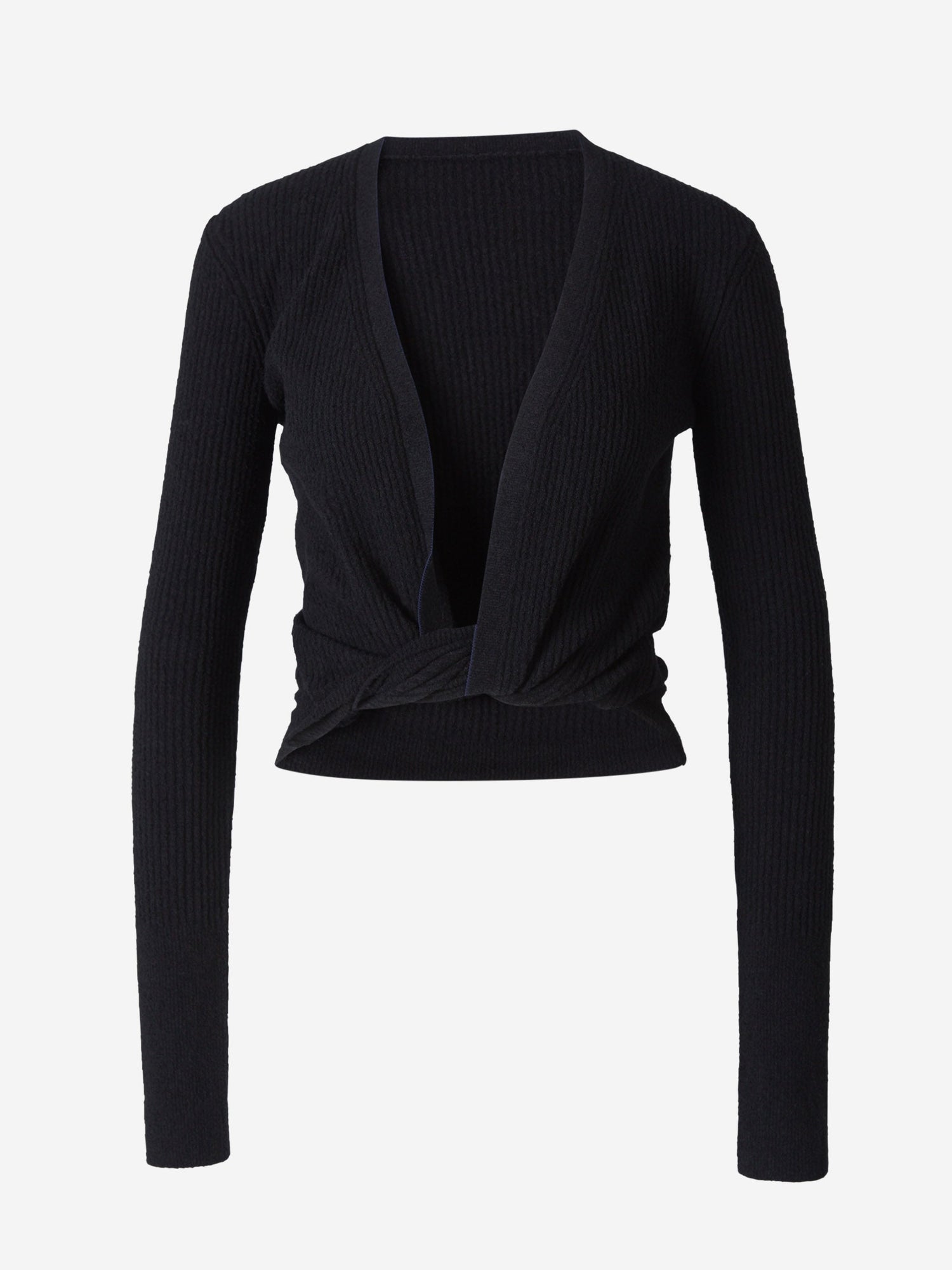 Outlet online Jacquemus Mujer Top Le Haut Noué color Negro sku 711-002887 01 - Foto 1