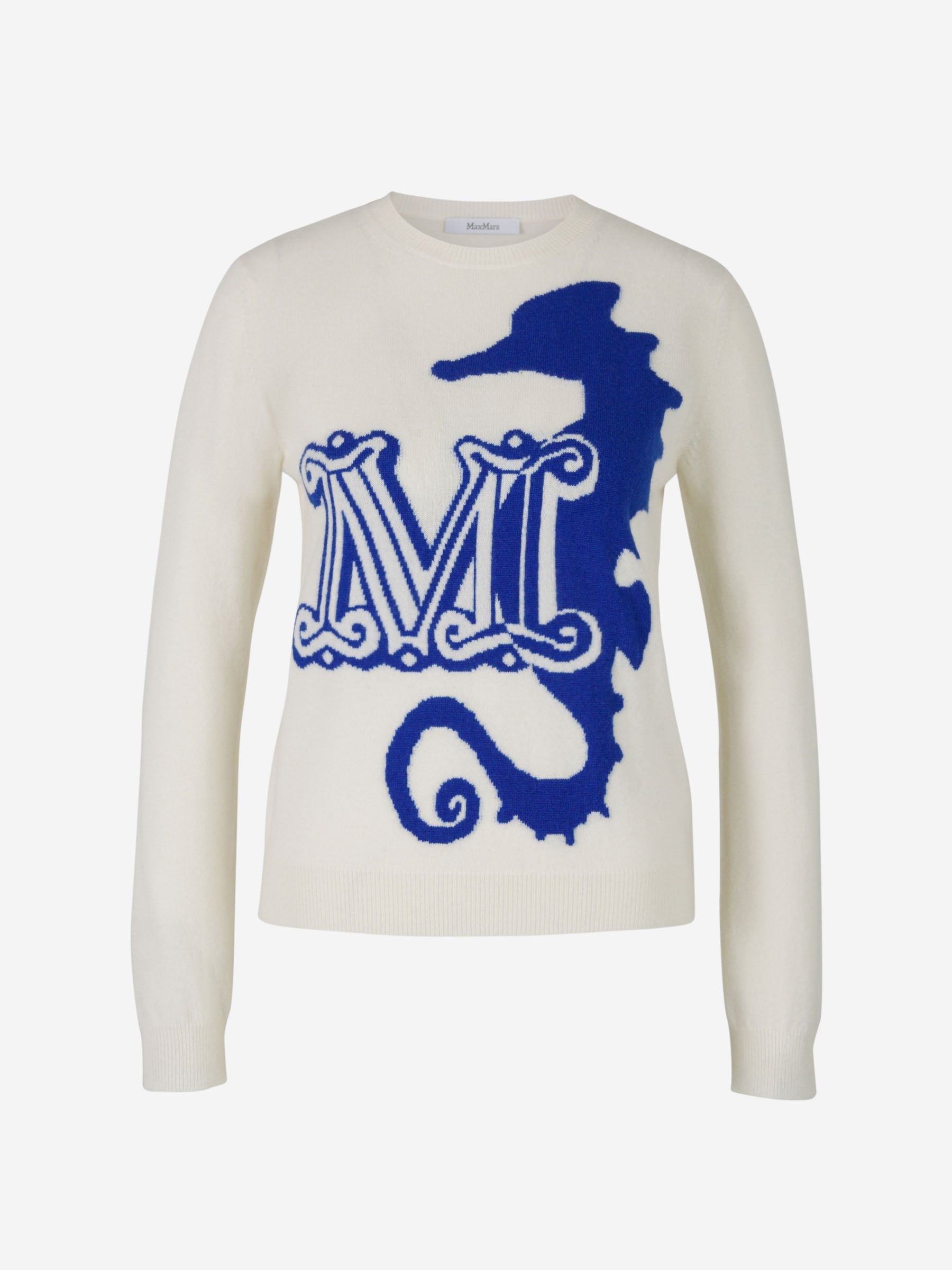 Outlet online Max Mara Mujer Jersey Lana Y Cashmere color Blanco sku 711-003007 01 - Foto 1