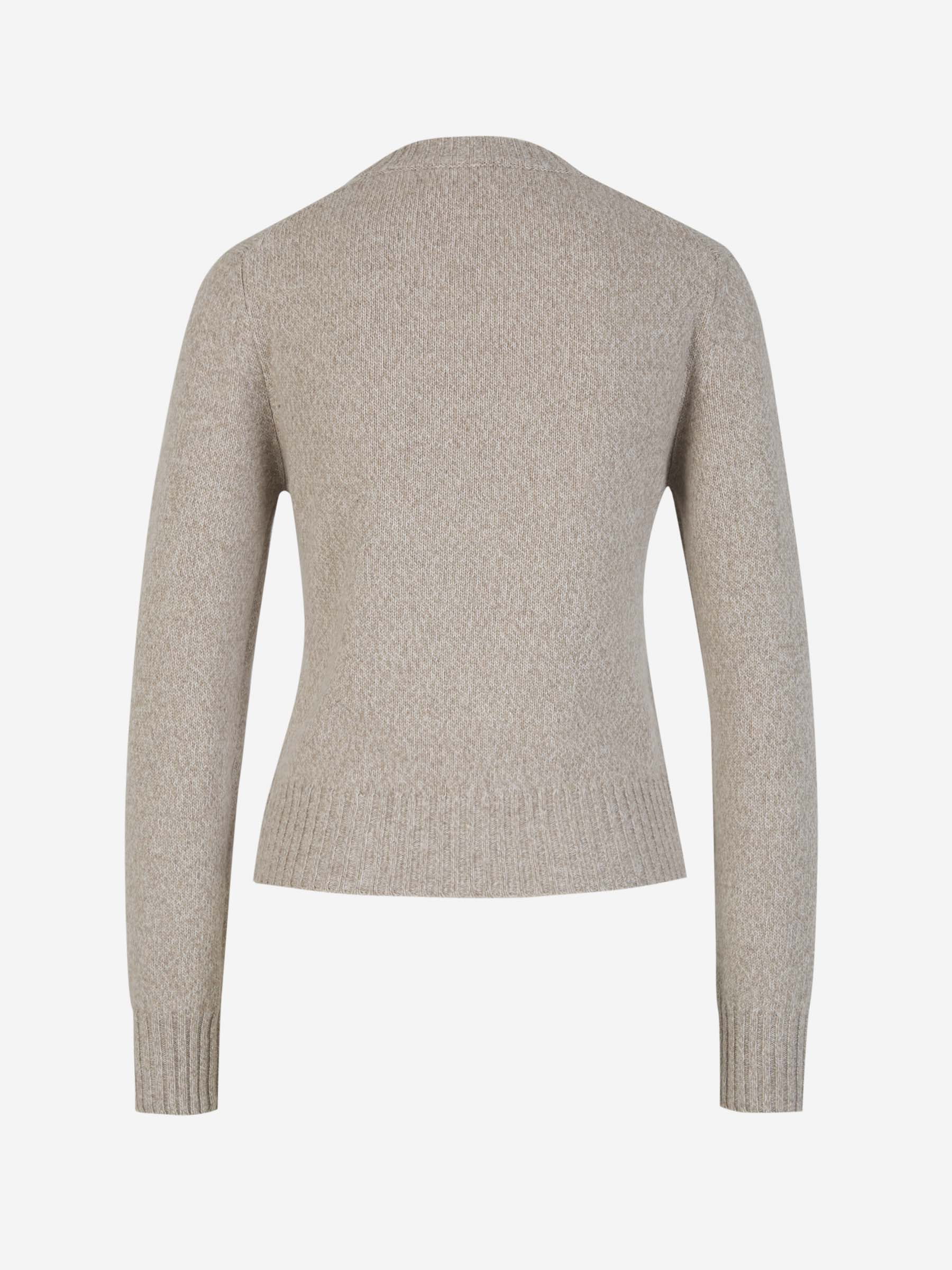 Outlet online Ami Paris Mujer Jersey Cashmere Monograma color Topo sku 711-003032 01 - Foto 3